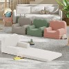 Kids Couch, 2-in-1 Convertible Toddler Sofa Chair, Soft Fold Out Couch Lounger - 2 of 4
