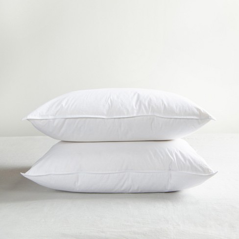 White Goose Feather & Down Pillow Insert - 14 x 20