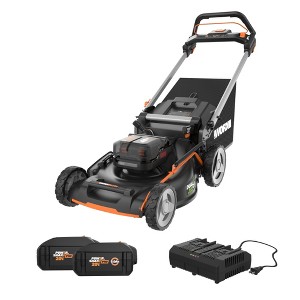 Worx Nitro WP775 40V PowerShare PRO 21" Cordless Self-Propelled Lawn Mower with Rear Wheel Drive - 1 of 4