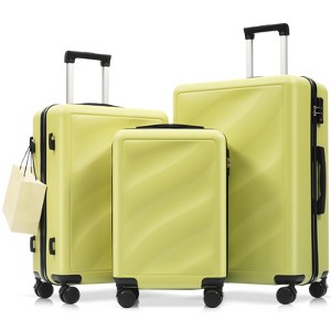 Gulches 3 Piece Luggage Set Tea Green 20