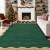 Modern Washable Rug Scalloped Rug with Non Slip Backing - 2 of 4