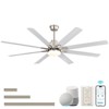 Sofucor 52'' Smart Ceiling Fan with Lights and Remote & APP Control Work with Alexa/Google Indoor Outdoor Ceiling Fan for Living Room Farmhouse Patio - 2 of 4