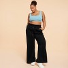 Blogilates Women's Travel Trouser High-Rise Wide Leg Sweatpants - 3 of 4