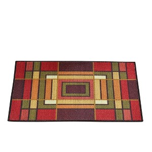 Collections Etc Elegant Color Block Rug - 1 of 4