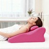 FONTOI Multi-Functional Bed Pillow Ergonomic Spinal Posture Support for Comfort and Relaxation Ideal for Reading and Resting Bedroom, 14.1"*9"*23.6" - 2 of 4