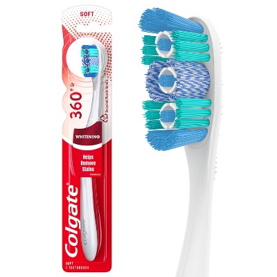 Colgate 360 Optic White Whitening Toothbrush Soft