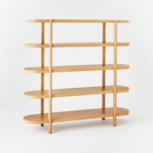 57" Portola Hills 5 Shelf Horizontal Bookcase - Threshold™ designed with Studio McGee - 1 of 4