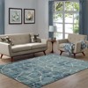 Contemporary Modern Geometric Cobblestone Indoor Runner or Area Rug by Blue Nile Mills - 2 of 4