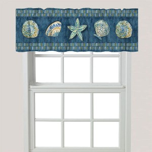 Laural Home Embellished Shells Window Valance - 1 of 1