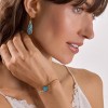Humble Chic NY Simulated Druzy Chain Bracelet for Women - Boho Stackable Adjustable Bolo Slider Bracelet - 2 of 4