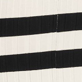 Cream/Black Striped