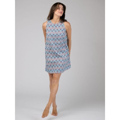 Olive Workshop Capri Shift Dress Blue