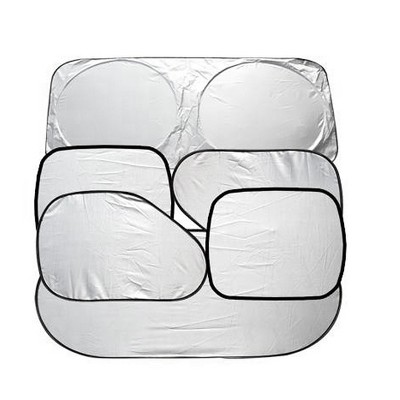 X AUTOHAUX Side Window for Car Automobile Plastic Automotive Sunshades Black 6 Pcs