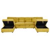 Modern Minimalist Cream Two-Seater Sofa - 2 of 4