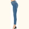 Wax Jeans Women's Butt I Love You Push-Up Classic 5-Pocket Ankle Skinny Jeans - 3 of 3