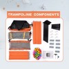 BestParts 55" Kids Trampoline with Safety Net & Balls – Indoor & Outdoor Mini Bouncer for Toddlers - 3 of 4