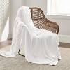 Bedsure-Waffle Weave 100% Cotton Solid Blanket For All Season, Breathable and Soft, Waffle Weave Blanket for Best Gift - 3 of 4