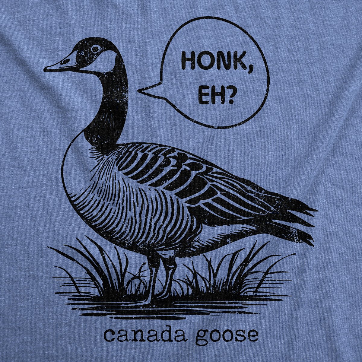 Мужские футболки Crazy Dog T-Shirts, Inc. Mens Funny T Shirts Honk Eh Canadian Goose Sarcastic Canadian Graphic Novelty Tee for Men - Crazy Dog Men's T Shirt for Animal Lovers Light Blue M — фото 2