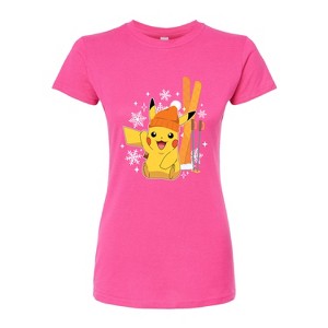 Women's - Pokémon - Pika Skii Fitted Graphic T-Shirt - 1 of 3