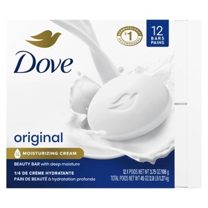 Dove Beauty White Moisturizing Beauty Bar Soap - 1 of 4