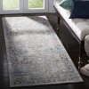 Claremont CLR665 Power Loomed Runner Rug  Ivory / Grey 2'-6" X 7'-9" - Safavieh. - 2 of 4