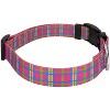 Country Brook Petz Deluxe Bubblegum Pink Plaid Dog Collar - Made in The U.S.A. - image 3 of 4