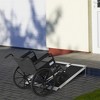 HOMCOM Aluminum Skidproof Portable Wheelchair Ramp for Home, Steps, Doorways, Carpeted Foldable Handicap Ramp, Strong Load-Bearing Threshold Ramp - 3 of 4