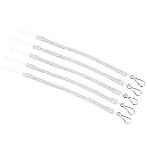 Unique Bargains Plastic Detachable Spiral Spring Coil Strap Clasp Lanyards - 1 of 4