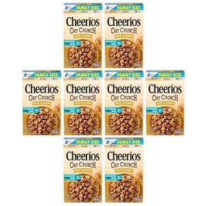 Cheerios Oat Crunch Oats N Honey Family Size Cereal - 192oz/8ct - 1 of 1