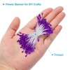 Unique Bargains DIY Craft Handmade Decorative Double Heads Artificial Flower Stamens 150 Pcs - 3 of 4