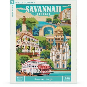 New York Puzzle Company Savannah Georgia 500 Piece Puzzle - 1 of 4