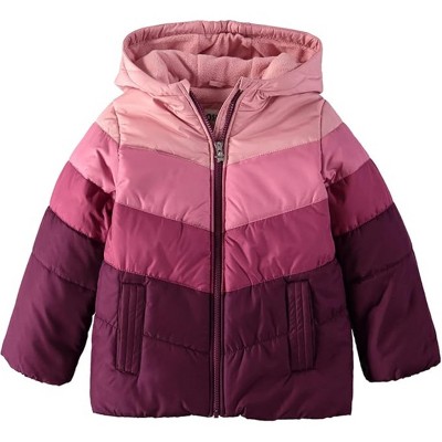 OshKosh B'Gosh Little Girls' Heavyweight Color-Block Winter Coats