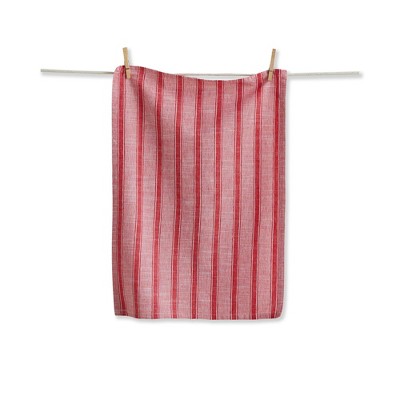 Tag Red & White Stripe Dishtowel - Everyday Kitchen Textiles, Machine Washable, 26" x 18" - Perfect for Home Cooking!
