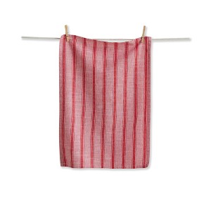Tag Red & White Stripe Dishtowel - Everyday Kitchen Textiles, Machine Washable, 26" x 18" - Perfect for Home Cooking! - 1 of 1