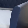 Twin Odessa Faux Leather Upholstered Sofa Daybed with Trundle - Eco Dream - 4 of 4