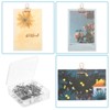 Unique Bargains Wire Hollow Out Clips Metal Prevent Tearing Pages Home Office Paper Clip 38 Pcs - 4 of 4