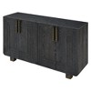 Merax Vintage-Inspired 4-Door Retro Buffet Storage Cabinet with Adjustable Shelves - 4 of 4