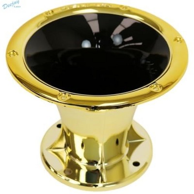 DEEJAYLED 2" BOLT ON HORN BLACK GOLD