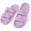 Collections Etc Double Strap Sandal - 2 of 3
