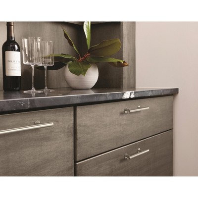 Satin Nickel 7-Inch Modern Cabinet Bar Pull