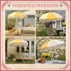 LAGarden 6Ft Fringe Patio Umbrella with Tassels & Carry Bag - 3 of 4
