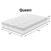 NicBex Queen Size 12 Inch Hybrid Mattress with Gel Memory Foam for a Cool Sleep,Medium Firm Mattresses,White - 3 of 4