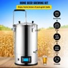 VEVOR Electric Brewing System, 9.2 Gal/35 L Brewing Pot, All-in-One Home Beer Brewer with Pump, Mash Boil Device, Auto/Manual Mode 100-1800W, Silver - 3 of 4