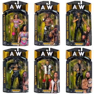 AEW Unrivaled 17 Set of 6 Action Figures - 1 of 1