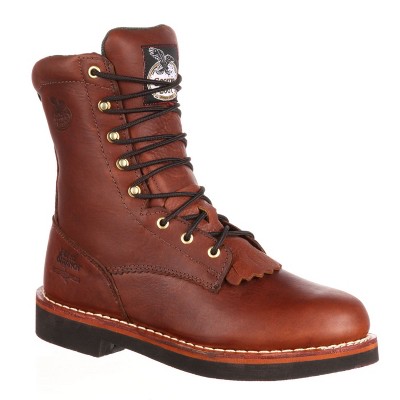Men's Georgia Boot Farm and Ranch Lacer Work Boot