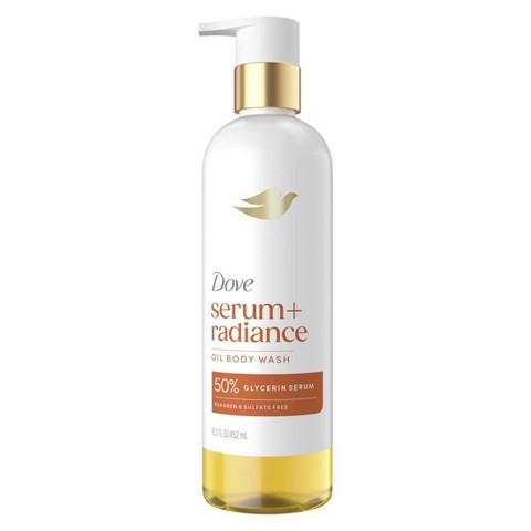 Гель для душа Dove Beauty Serum+Radiance Oil с глицерином, 15.3 fl oz