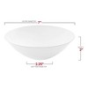 Smarty Had A Party 16 oz. White w/ Silver Rim Organic Plastic Soup Bowls - 120 Bowls - 4 of 4