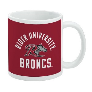 Rider University Broncs Logo Ceramic Coffee Mug Novelty Gift Mugs for Coffee Tea and Hot Drinks 11oz White - 1 of 4