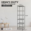 Design Ideas MeshWorks 6 Tier Tower Metal Storage Shelving Unit Rack - 2 of 4