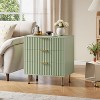 Fluted 5 Drawer Dresser for Bedroom, 47.2" Tall Modern Chest of Drawers with Deep Drawers and Wide Top, Wooden Dresser Organizer - 3 of 4
